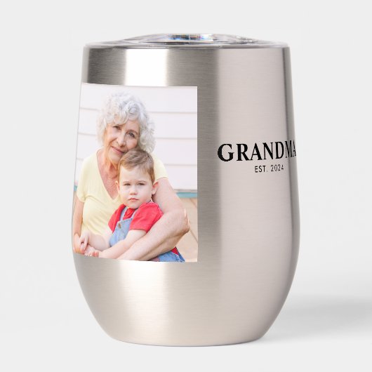 Grandma Established Script Black Photo (Avant)