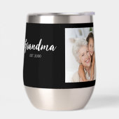 Grandma Established Script Black Photo (Gauche)