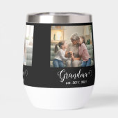 Grandma Established Script Gift 3 Photo (Arrière)