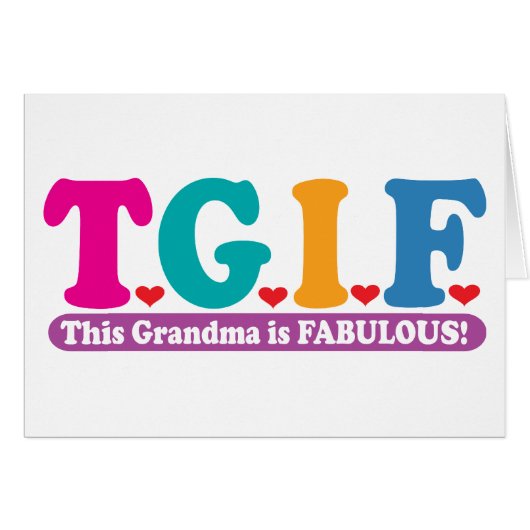 Grandma Fabulous (Voorkant Horizontaal)