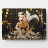 Grandma Gift Grandchild Foto Fotoplaat (voorkant)