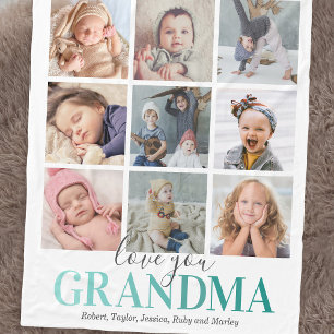 Grandma Gift   Liefde foto Fleece Deken