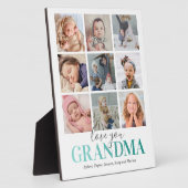 Grandma Gift | Liefde foto Fotoplaat (Zijkant)