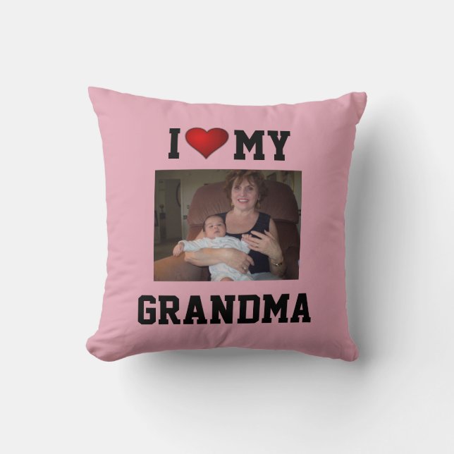 Grandma: I LOVE MY GRANDMA Kussen (Voorkant)