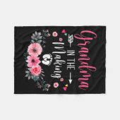 Grandma In The Making Vitro Fertilization Pregnanc Fleece Deken (Voorkant (Horizontaal))