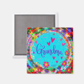 "Grandma" Inspiron Magnet Magneet (Voorkant / Achterkant)