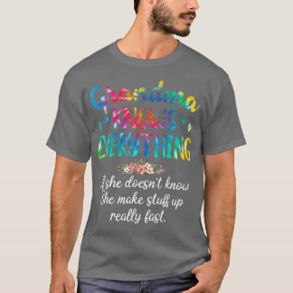 Grandma kent alles wat een kleine kleurstof voor v t-shirt