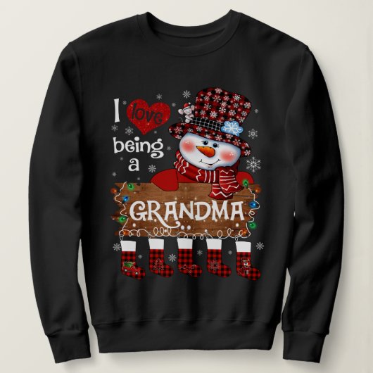 Grandma Kerstmis Trui (Design voorkant)
