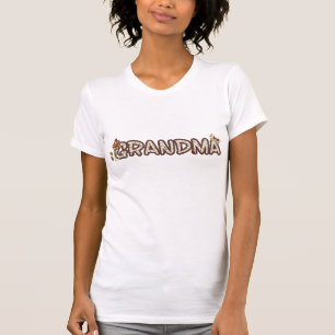 "Grandma" Ladie's basis korte hoes T-shirt
