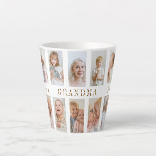 Grandma Latte Mug personnalisée   Photos personnal