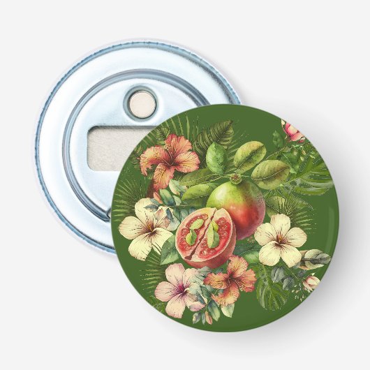 Grandma Manuela's Guavas Button Flesopener (Voorkant)
