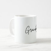 Grandma minimaliste EST 2025 Mug | Nouveau cadeau (Devant gauche)