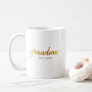 Grandma Mug | Personalized “EST” Baby Announcement