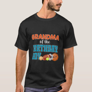 Grandma Of The Sports Family Biggest Fan T-shirt