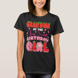 Grandma of The Two Sweet 2nd Birthday Girl T-shirt