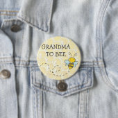 GRANDMA om de Button van de Bumblebee Baby shower  (In situ)
