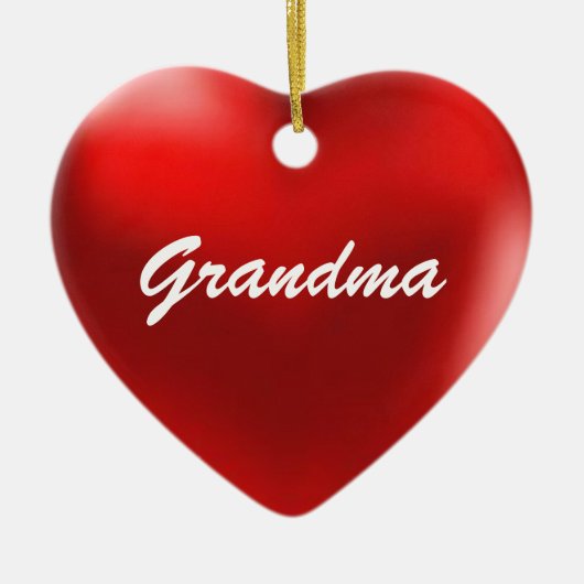 Grandma Ornament Heart (Voorkant)