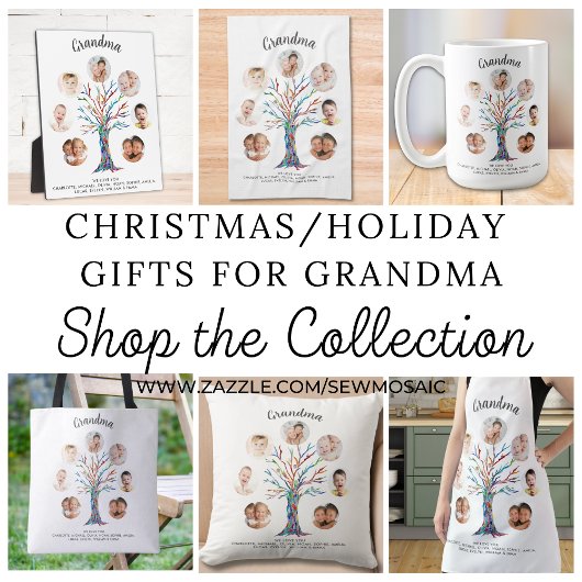 Grandma Photo Collage Draagtas