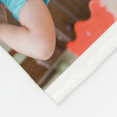 Grandma Photo Collage Fleece Deken (Hoek)