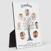 Grandma Photo Collage  Fotoplaat (Zijkant)