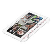 Grandma Photo Collage Keepslag Magneet (Linkerzijde)