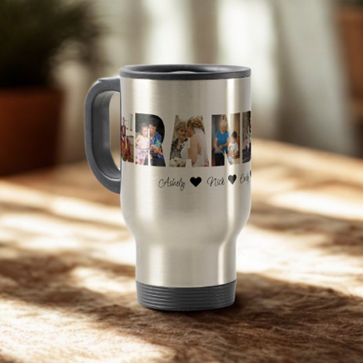 Grandma Photo Collage Voyage Mug 7 Photos