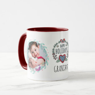 GRANDMA PHOTO MUG - Cadeaux de Noël Grandkids Pics