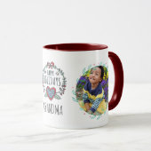 GRANDMA PHOTO MUG - Cadeaux de Noël Grandkids Pics (Devant droit)