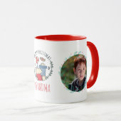 GRANDMA PHOTO MUG - Cadeaux de Noël Grandkids Pics (Devant droit)
