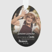 Grandma Photo Tribute Ornament kerstboom (voorkant)