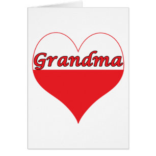 Grandma Poland Heart