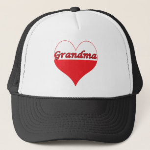 Grandma Poland Heart Trucker Pet