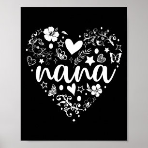 Grandma Posters, Cute Nana Posters, Moederdag Poster