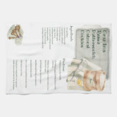 Grandma Recipe | Butterscotch Cookie Persoonlijk Theedoek (Horizontaal)