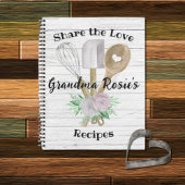 Grandma Recipes | Deel de Liefde Gepersonaliseerd Notitieboek