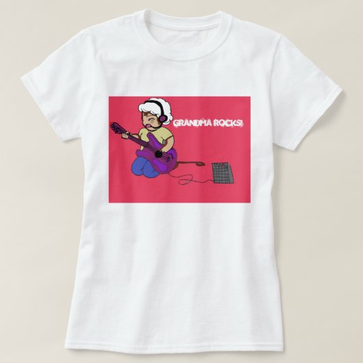 Grandma Rocks T-Shirt (Design voorkant)