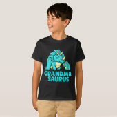 Grandma Saurus Funny Grandmasaurus Dinosaur T-shirt (Voorkant volledig)