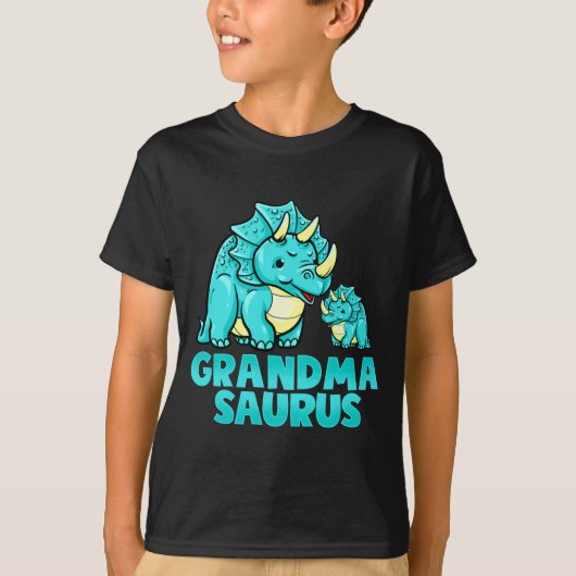 Grandma Saurus Funny Grandmasaurus Dinosaur T-shirt (Voorkant)