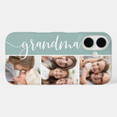 Grandma Script Photo Collage Case-Mate iPhone Case (Achterkant (horizontaal))