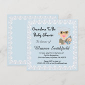 GrandMa sera Baby shower Invitation (Devant / Derrière)
