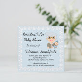GrandMa sera Baby shower Invitation (Debout devant)