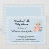 GrandMa sera une invitation Baby shower (Devant / Derrière)