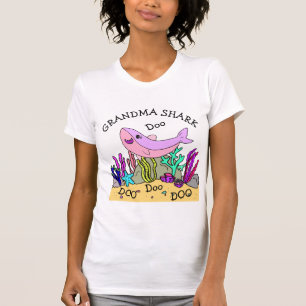 Grandma Shark Doo Doo Familie T-shirt