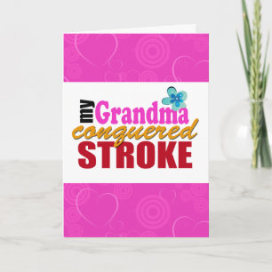 Grandma Stroke Carte de remerciements