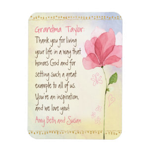 Grandma Tribute Custom Keepomwille Magnet Magneet