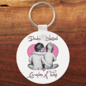 GRANDMA VAN TWINS SLEUTELHANGER (Voorkant)