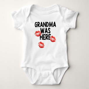 Grandma was hier Kisses Baby Bodysuit