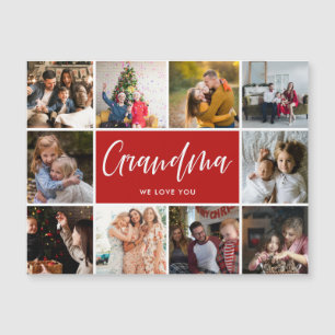 Grandma we houden van je foto Collage