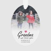 Grandma we love you Script 2 sided template Photo (dos)