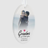 Grandma we love you Script 2 sided template Photo (devant)